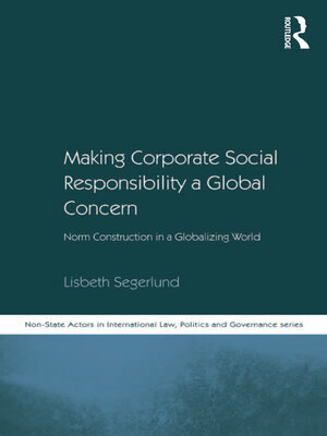 cover image of Making Corporate Social Responsibility a Global Concern